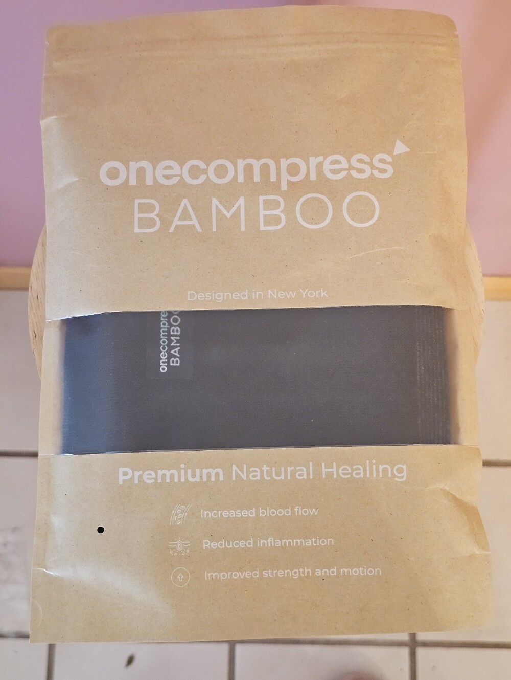 New Onecompress Black Bamboo Leg Sleeve - XL